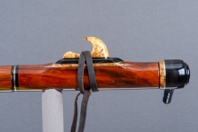 Grenadillo  Native American Flute, Minor, Low D-3, #P26B (11)